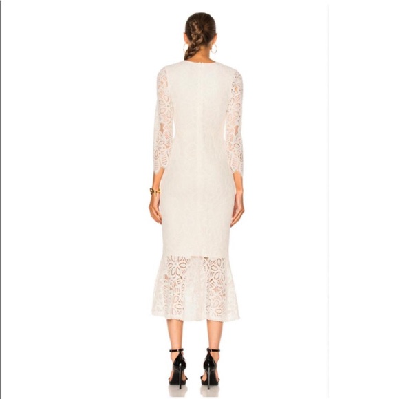 ALEXIS Lace Long Sleeved Midi Dress NWT - Picture 4 of 10